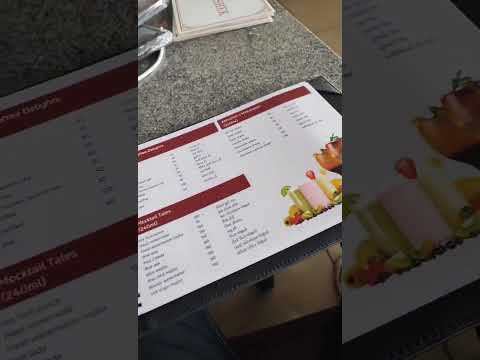 Hotel Menu Folder