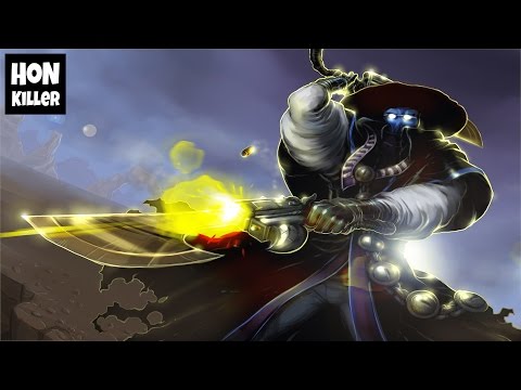 HoN Gunblade Gameplay - Hunter Gunblade - Zaniir - 1947 MMR