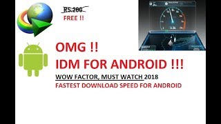 IDM for Android|| Fastest download speed || Internet download manager, Increase your download speed