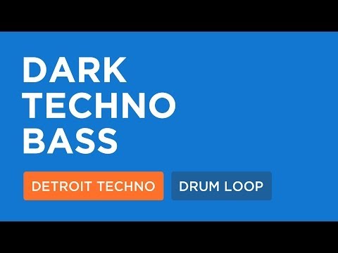Detroit Techno Loops | Dark Techno Bass (130 Bpm)