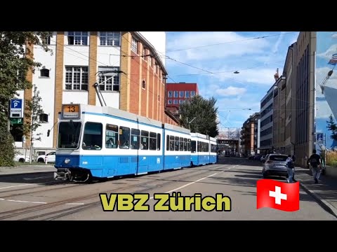 VBZ Zürich Tram 2000, Linie 13, Escher Wyss Platz
