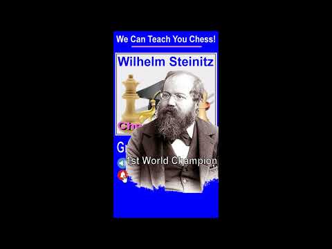 The First Chess World Champion: Steinitz.