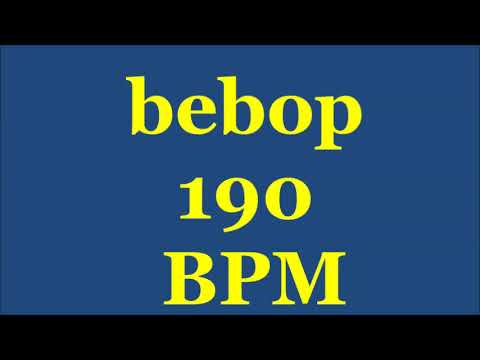 Drum Loops for Practice Bebop 190bpm