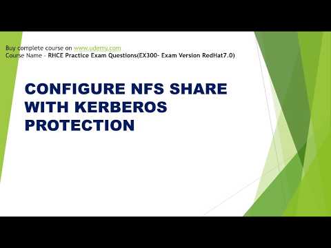 How to configure NFS  Share with Kerberos Protection (RHCE-EX300)