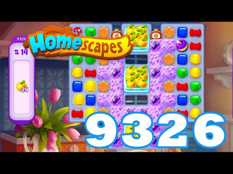 Homescapes Level 9326 HD | 3 - match puzzle game | gameplay | android | GameGo Game | IOS