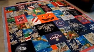 How to Make a Collage Style T-Shirt Quilt