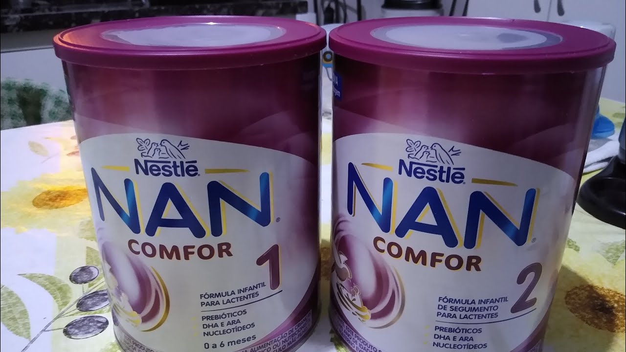 👶DIFERENÇA ENTRE NAN COMFOR 1 & NAN COMFOR 2🍼| Dia após Dia Maternidade