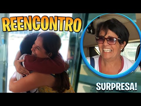 REENCONTRO SURPRESA E EMOCIONANTE DEPOIS DE MUITO TEMPO COM A MINHA MÃE ❤️ FAMÍLIA MARIA CLARA E JP