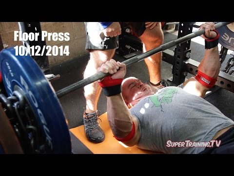 Floor Pressing with Chains 10-12-2014 and Assistance | RetroPL