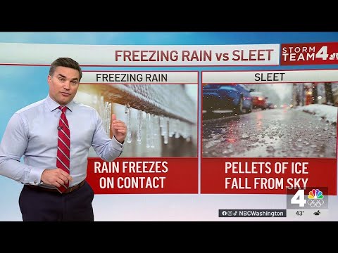 Why freezing rain might be the biggest threat of this winter storm | NBC4 Washington