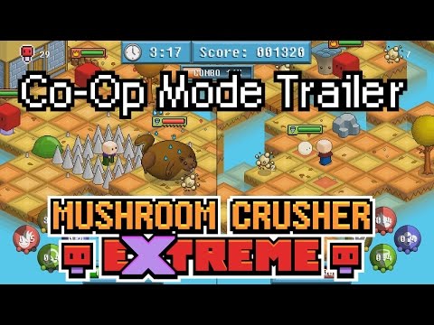 Co-Op Trailer - Mushroom Crusher Extreme [Isometric Arcade-Action for Win, Mac and Linux] thumbnail