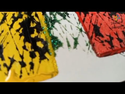 Abstract Cards Colorful [ abstract mixed media card series a1#6]