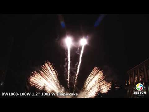 BW1868-100W 1.2'' 100s W shape cake