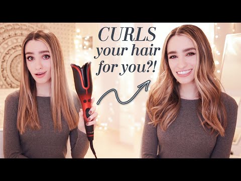 EASIEST way to curl your hair 🙌🏻 CHI Spin N Curl...