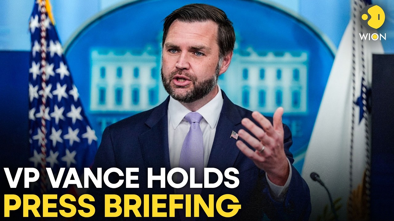 White House LIVE: Vice President Vance Holds White House Briefing, First Since Leavitt Stepped Down