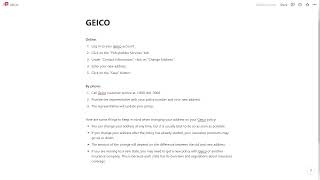 How To Change Address On GEICO (Step by Step Tutorial and Guide 2026-2027)