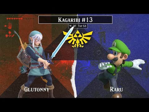 KAGARIBI #13 | Glutonny (Link) Vs. Raru (Luigi) - Winner's Qualifiers, Top 64