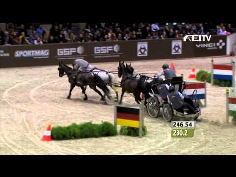 FEI World Cup Driving Final 2013, Bordeaux - Winner, Koos De Ronde NED