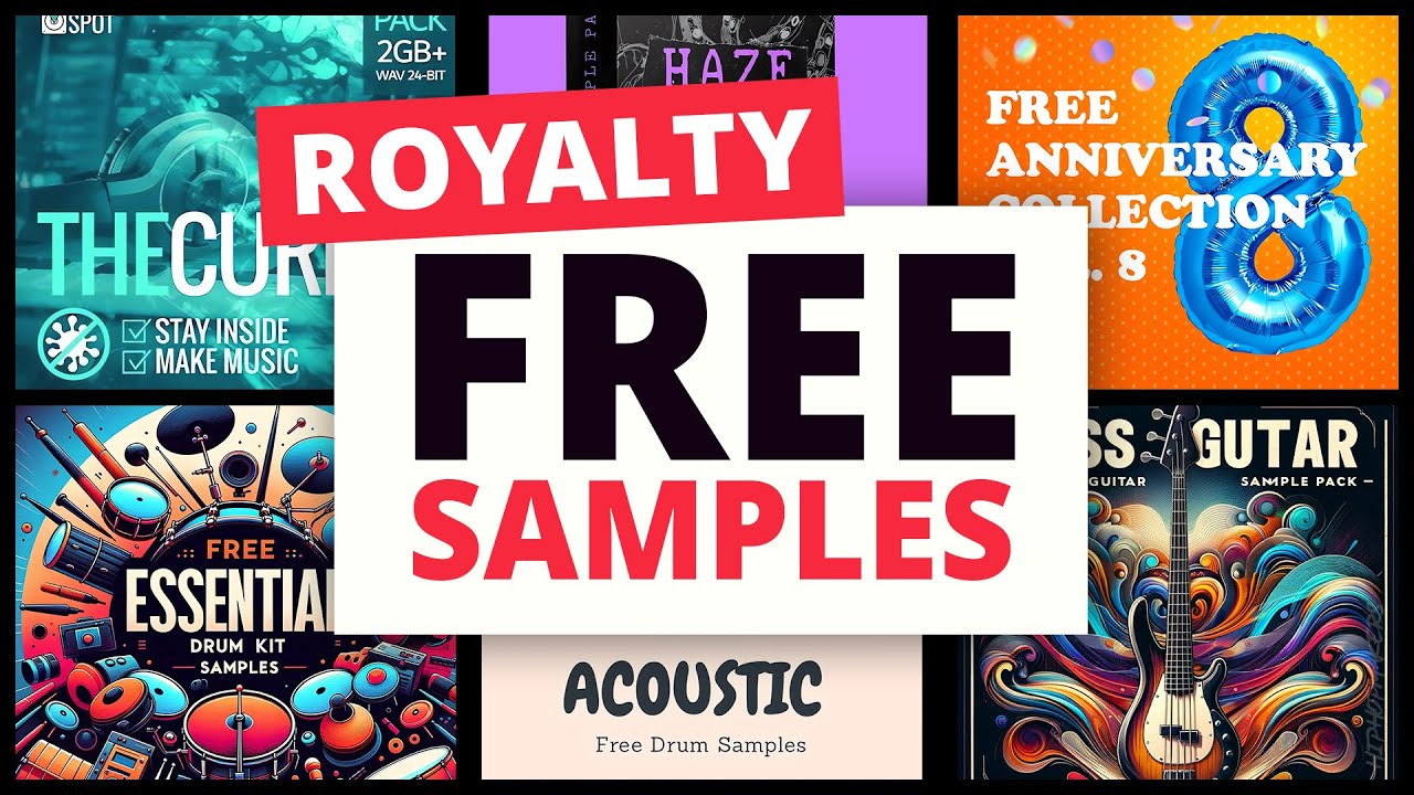 3,400 Royalty-Free Samples & Royalty-Free Sample Packs