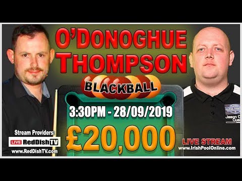 Karl O'Donoghue v Shane Thompson - £20,000 Blackball Money Match
