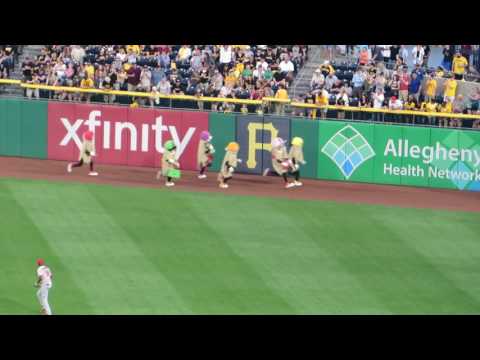 Pittsburg Pirates Pierogi Race PNC Park July 16, 2017