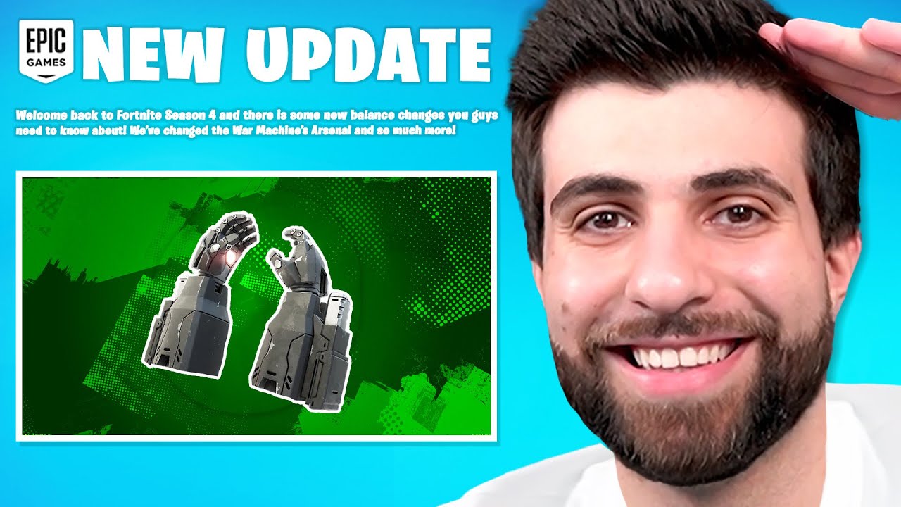 FORTNITE SEASON 4'S FIRST UPDATE!