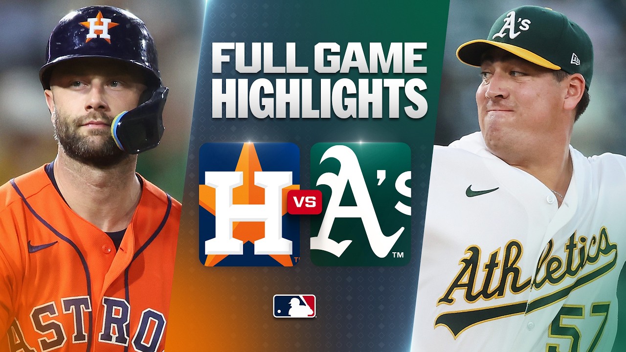 ASTROS vs. ATHLETICS: Official Full Game Highlights (September 25) | 2026 MLB Season
