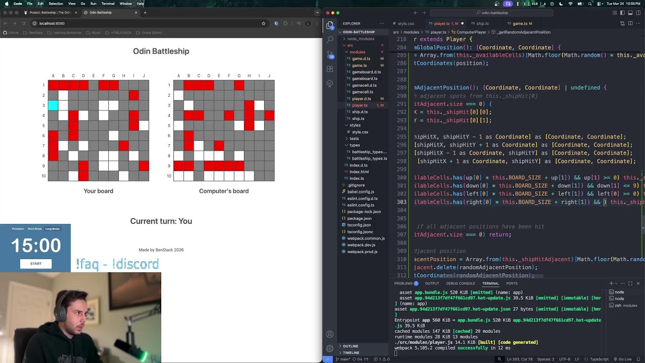 Day 47 learning web dev to make cool stuff | study, code, hangout