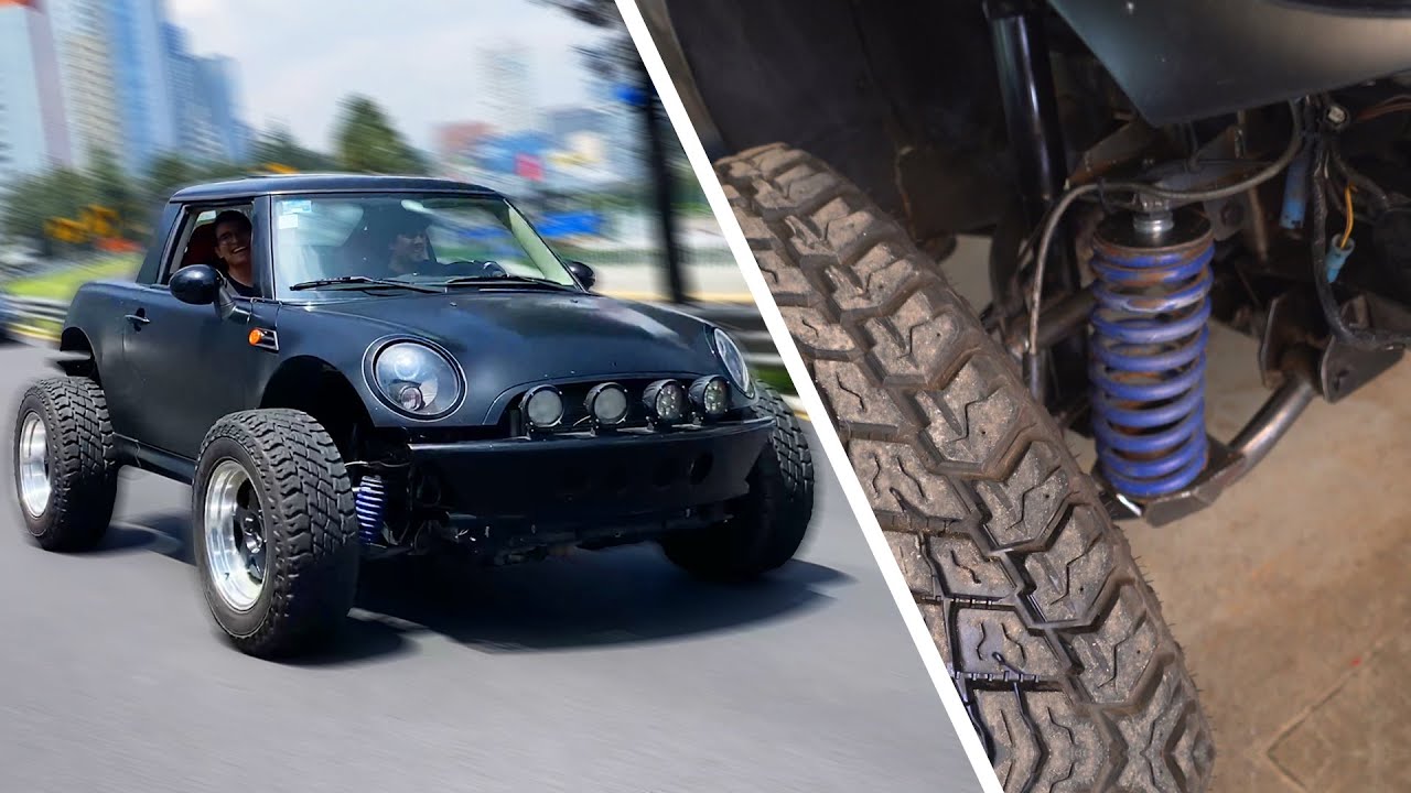 REHACIENDO LA SUSPENSIÓN DEL MINI (PRIMERAS PRUEBAS EN CALLE) | JUCA