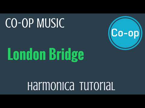 London Bridge | Staff | Learn Harmonica | Video Score | Tutorial | Co-op Music