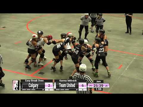 Calgary vs Team United - 2019 WFTDA Continental Cup-North America West Game 5