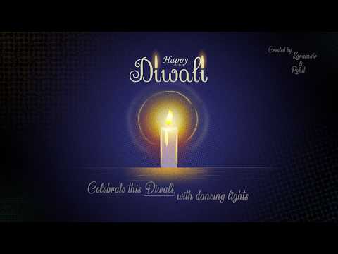 the dancing lights Happy Diwali 2018