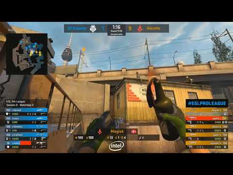 Astralis vs G2 Overpass Highlights   ESL Pro League Season 8