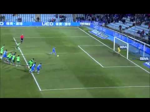 Falla penalti diego castro getafe 2-1 celta