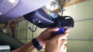 Tesla Model 3 rearview mirror and trim removal