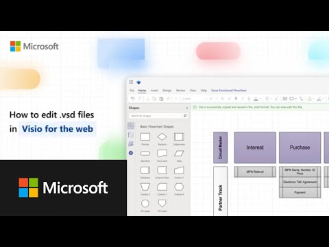 How to edit .vsd files in Visio for the web