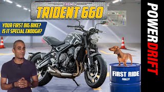 Triumph Trident 660 | Your first big bike is here! | PowerDrift