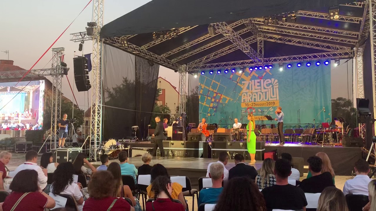 Cristina Daju & Alex Apetrei, Argentango orchestra part 3/4, Arad 20.08.2019