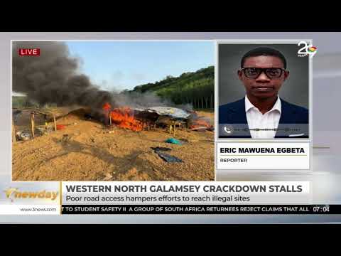 NAIMOS Galamsey Crackdown Stalls in Western North Over Poor Road Access