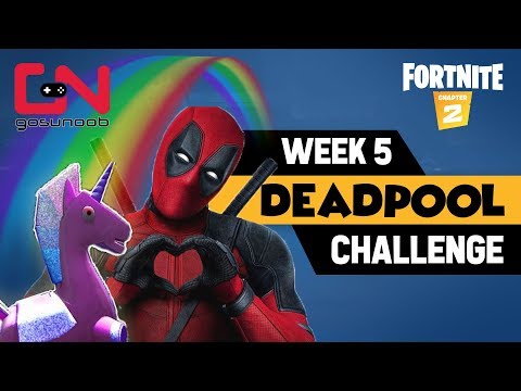 Fortnite Deadpool Steel Bridges Locations & Stuffed Unicorn - Deadpool Week 5 Challenge