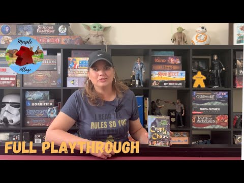 Crypt of Chaos Board Game Full Playthrough