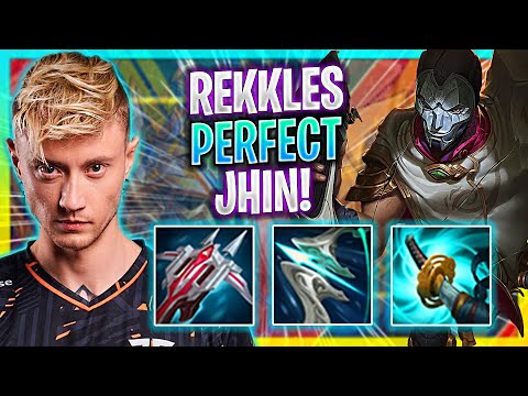 REKKLES PERFECT GAME WITH JHIN IN SEASON 2023! | FNC Rekkles Plays Jhin ADC vs Lucian! | Season 2023