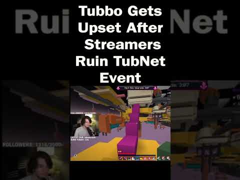 Tubbo Gets  Upset After  Streamers  Ruin TubNet  Event