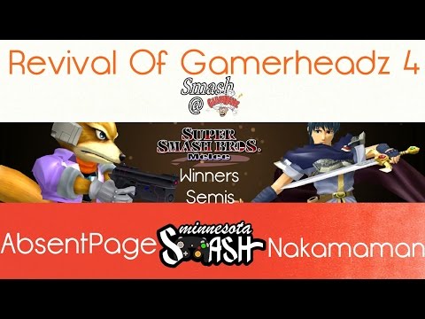 ROG 4: AbsentPage vs Nakamaman (SSBM WS)