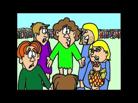 Feeding of the Four Thousand -  Bible Stories NT039