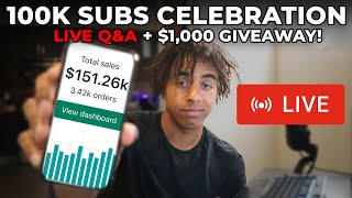 100k Subscribers Q&A + Giveaway Livestream