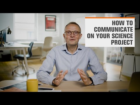 How to communicate on your ERC science project?