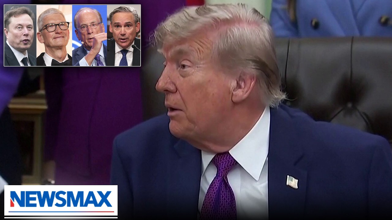 Trump doing major flex bringing tech CEOs to China: Coates | Bianca Across The Nation