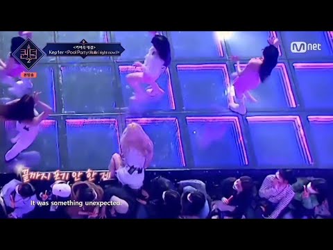 Queendom 2 ep 4| Dayeon fell off the stage