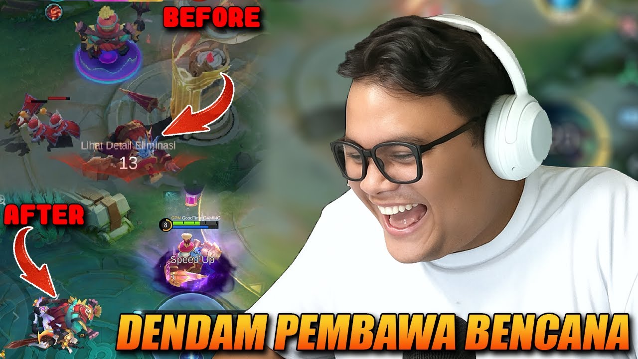 NGAKAK PARAH! ROAMER LAWAN terbawa EMOSI sampai GAGAL FOKUS demi BALAS DENDAM KILL GUA‼️😭